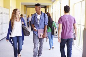 group of high school students and teachers relocating to the triangle