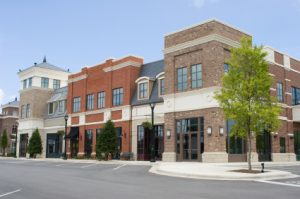 buildings in west village apex